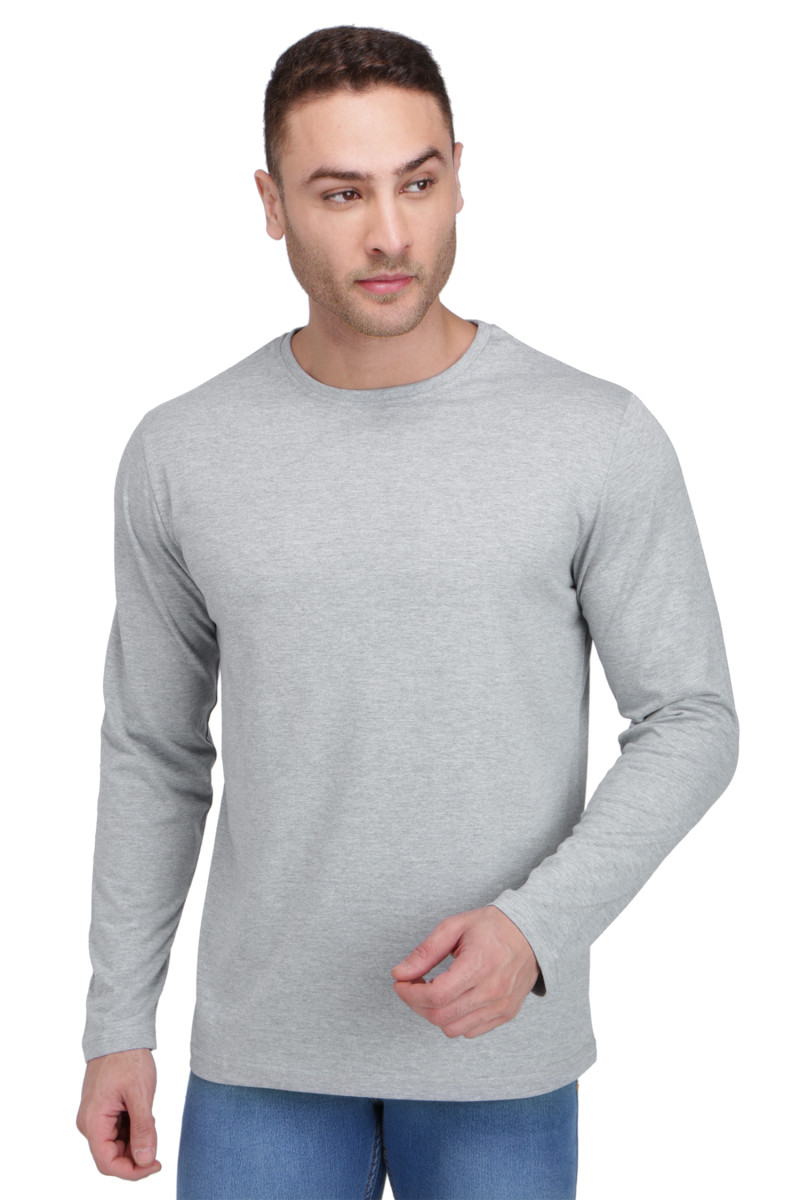 Grey Full Sleeve T Shirt