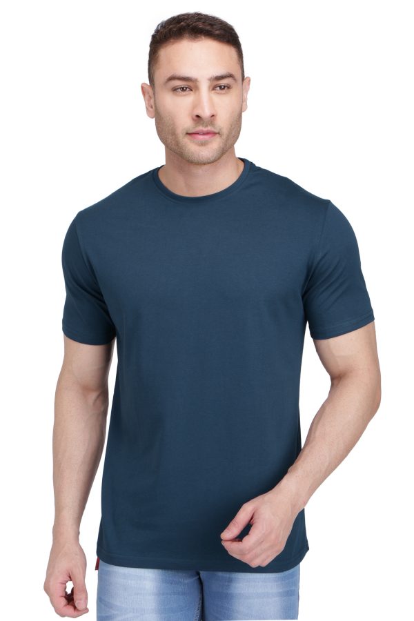 Petrol Blue Half Sleeve T Shirt