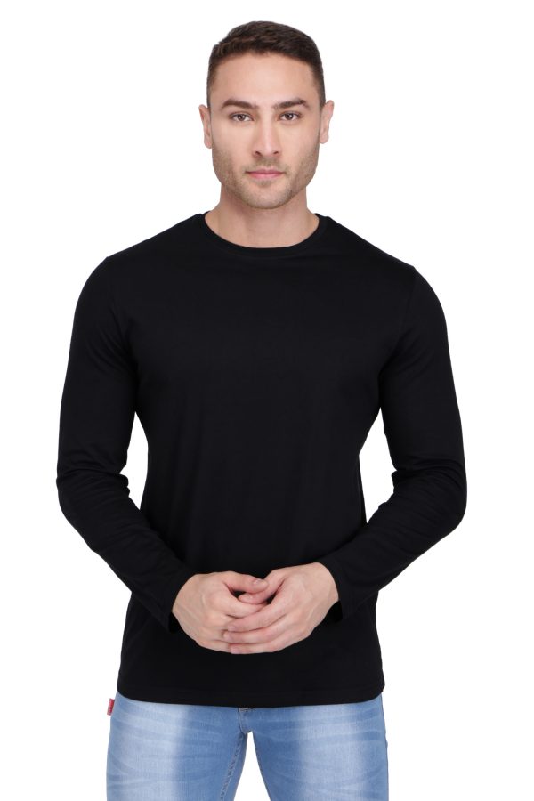 Black Full Sleeve T Shirt