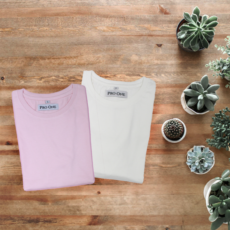Pick Any 2 -Women’s Plain Round Neck Half Sleeve Cotton T-shirt Combo (With Rib)